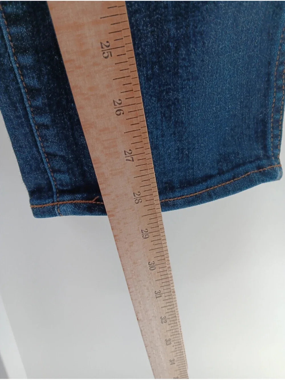 J.Crew Jeans Women's 31 Blue Denim Stretch Mid Rise Dark Wash Casual Preppy